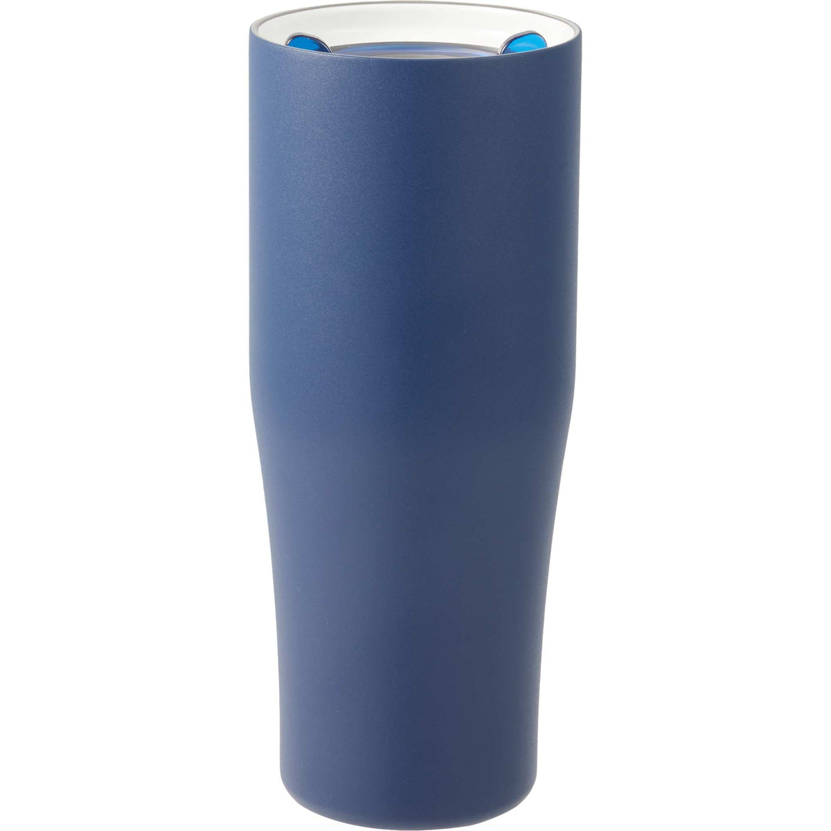 Patti Ceramic Lined Tumbler with 360 Lid, 20 oz Laser Engraving - Navy - Back