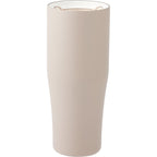 Patti Ceramic Lined Tumbler with 360 Lid, 20 oz - Latte - Back