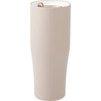 Patti Ceramic Lined Tumbler with 360 Lid, 20 oz - Latte - Left Angle