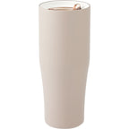 Patti Ceramic Lined Tumbler with 360 Lid, 20 oz - Latte - Right Angle