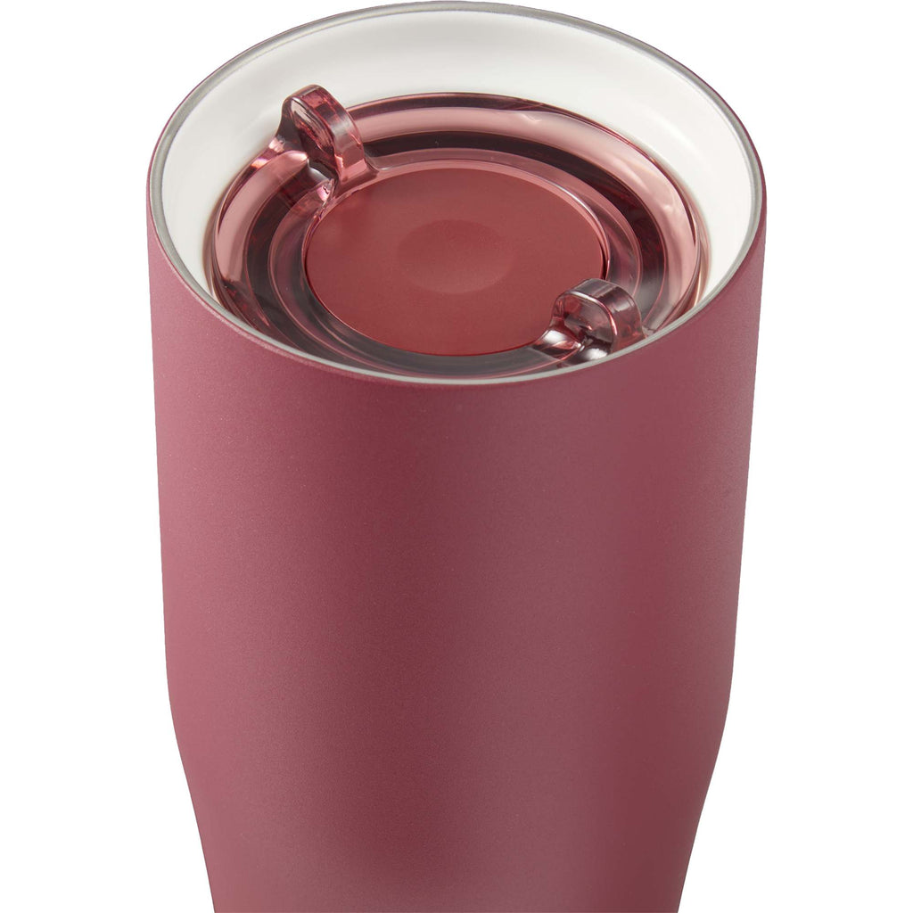 Patti Ceramic Lined Tumbler with 360 Lid, 20 oz - Maroon - Detail 2