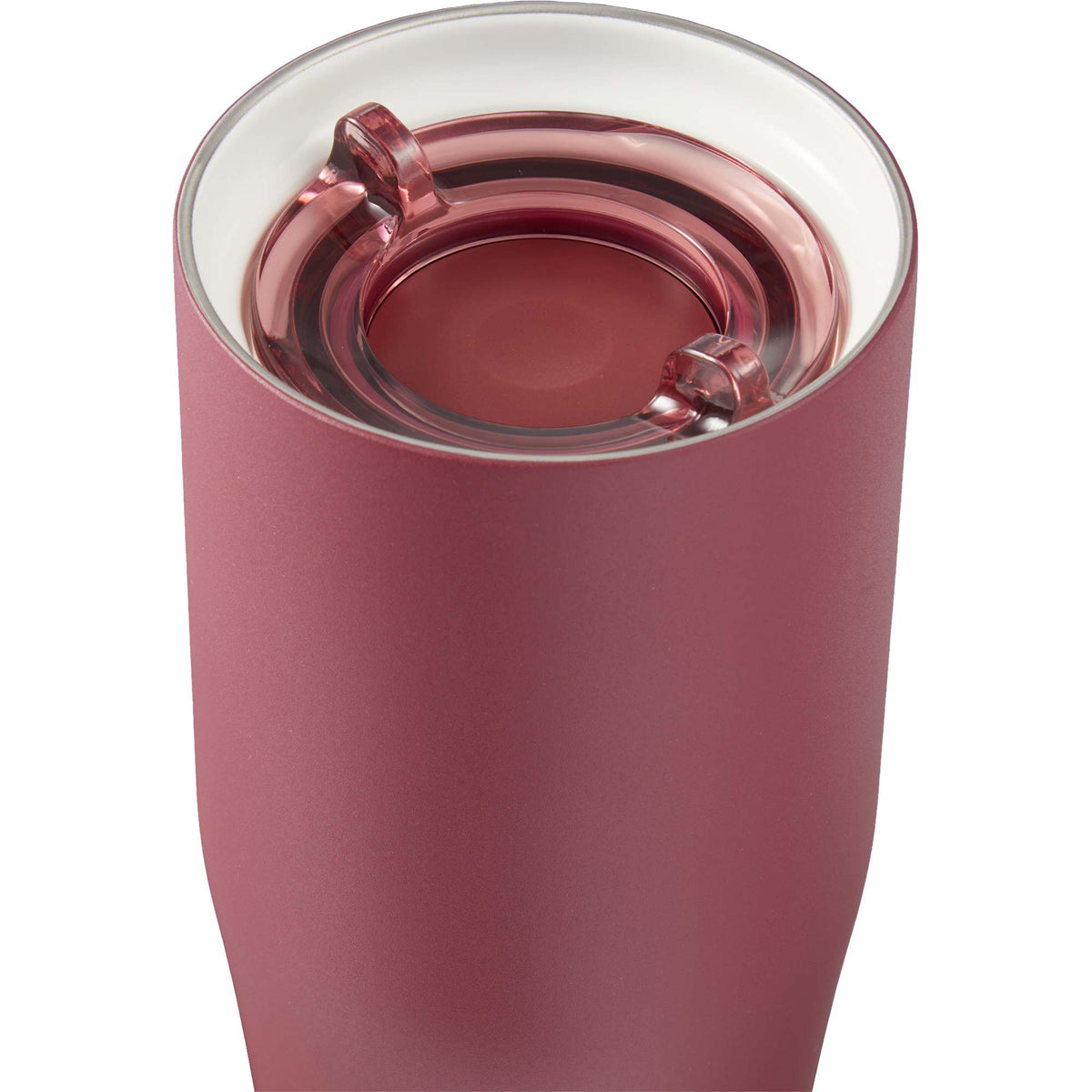 Patti Ceramic Lined Tumbler with 360 Lid, 20 oz - Maroon - Detail 3