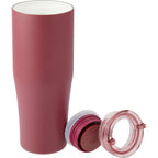 Patti Ceramic Lined Tumbler with 360 Lid, 20 oz - Maroon - Detail
