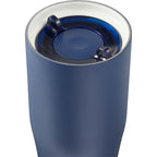 Patti Ceramic Lined Tumbler with 360 Lid, 20 oz - Navy - Detail 2