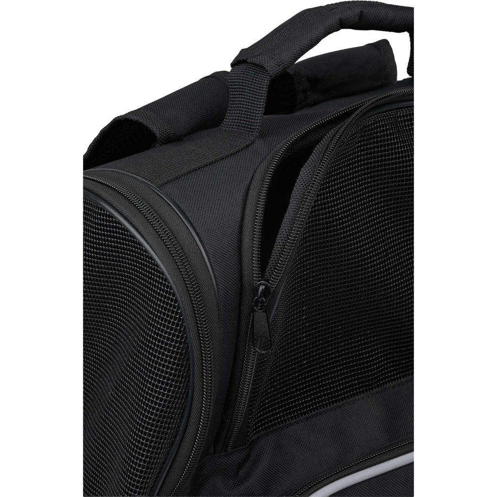 PawFlex Collapsible Backpack Pet Carrier Transfer - Black - Detail