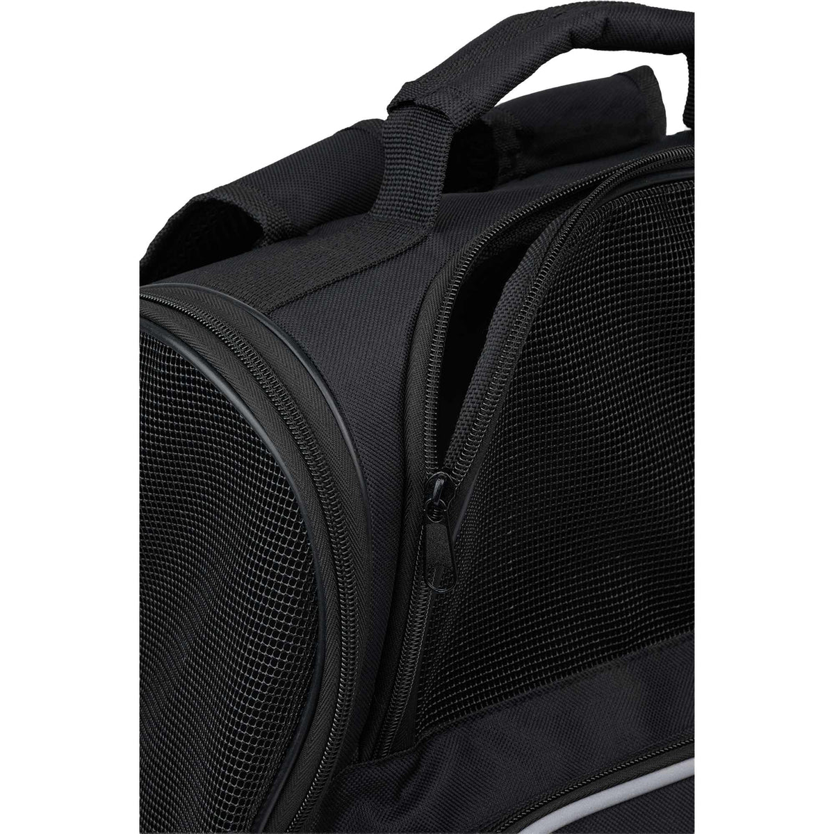 PawFlex Collapsible Backpack Pet Carrier Transfer - Black - Detail
