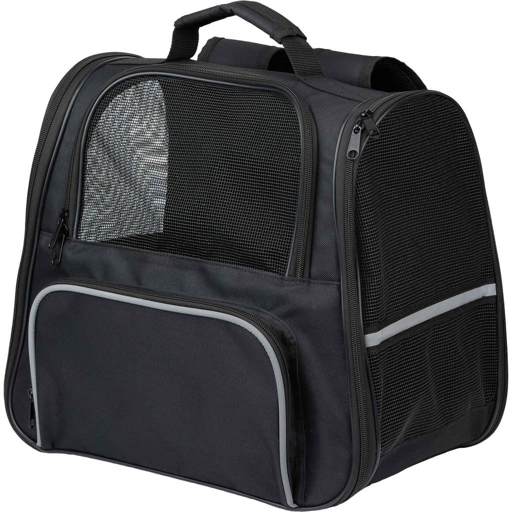 PawFlex Collapsible Backpack Pet Carrier Transfer - Black - Left Angle
