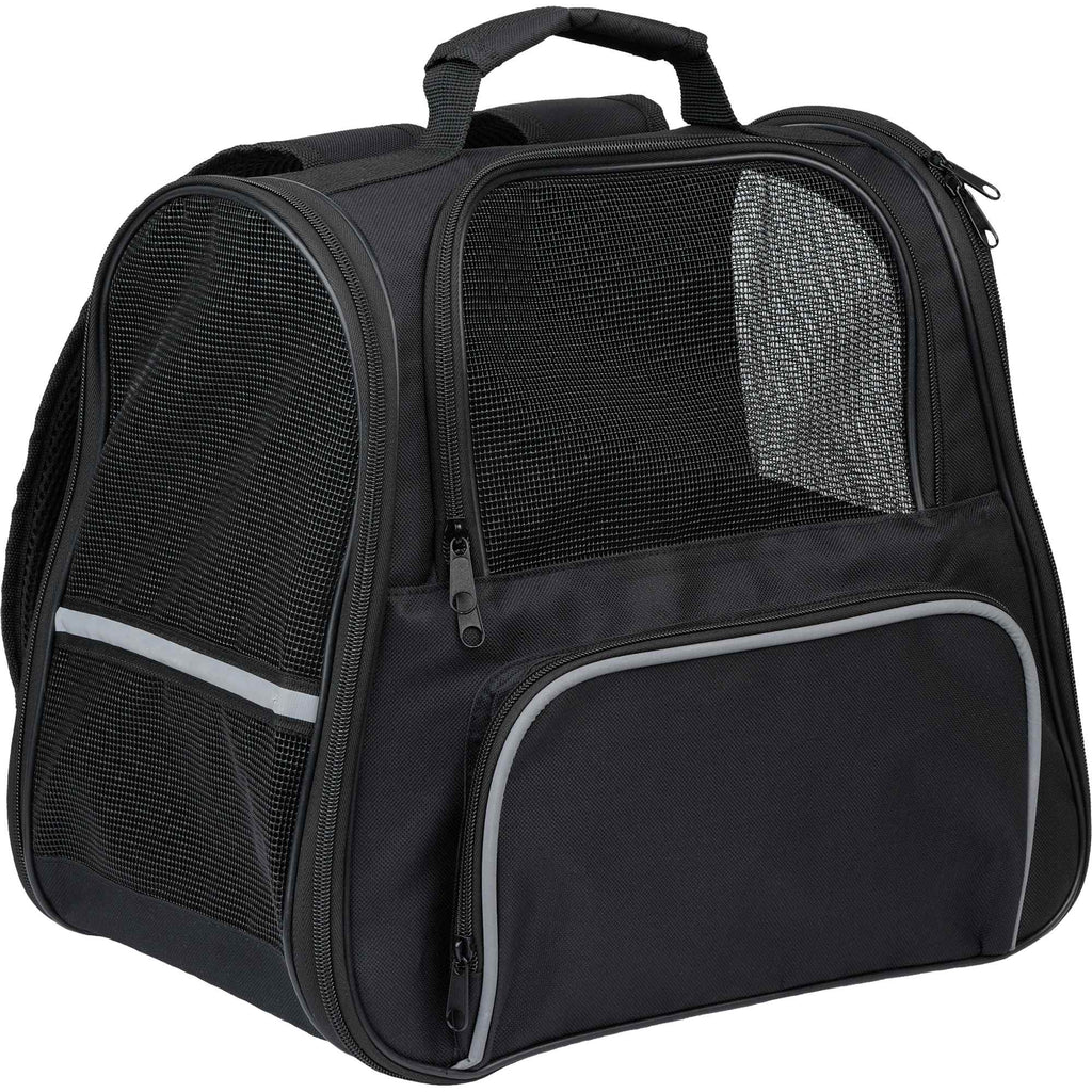 PawFlex Collapsible Backpack Pet Carrier Transfer - Black - Right Angle
