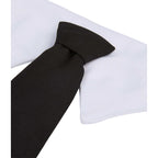 Paws & Claws Dress-Up Neck Tie for Pet Collars Transfer - White/Black - Detail 2
