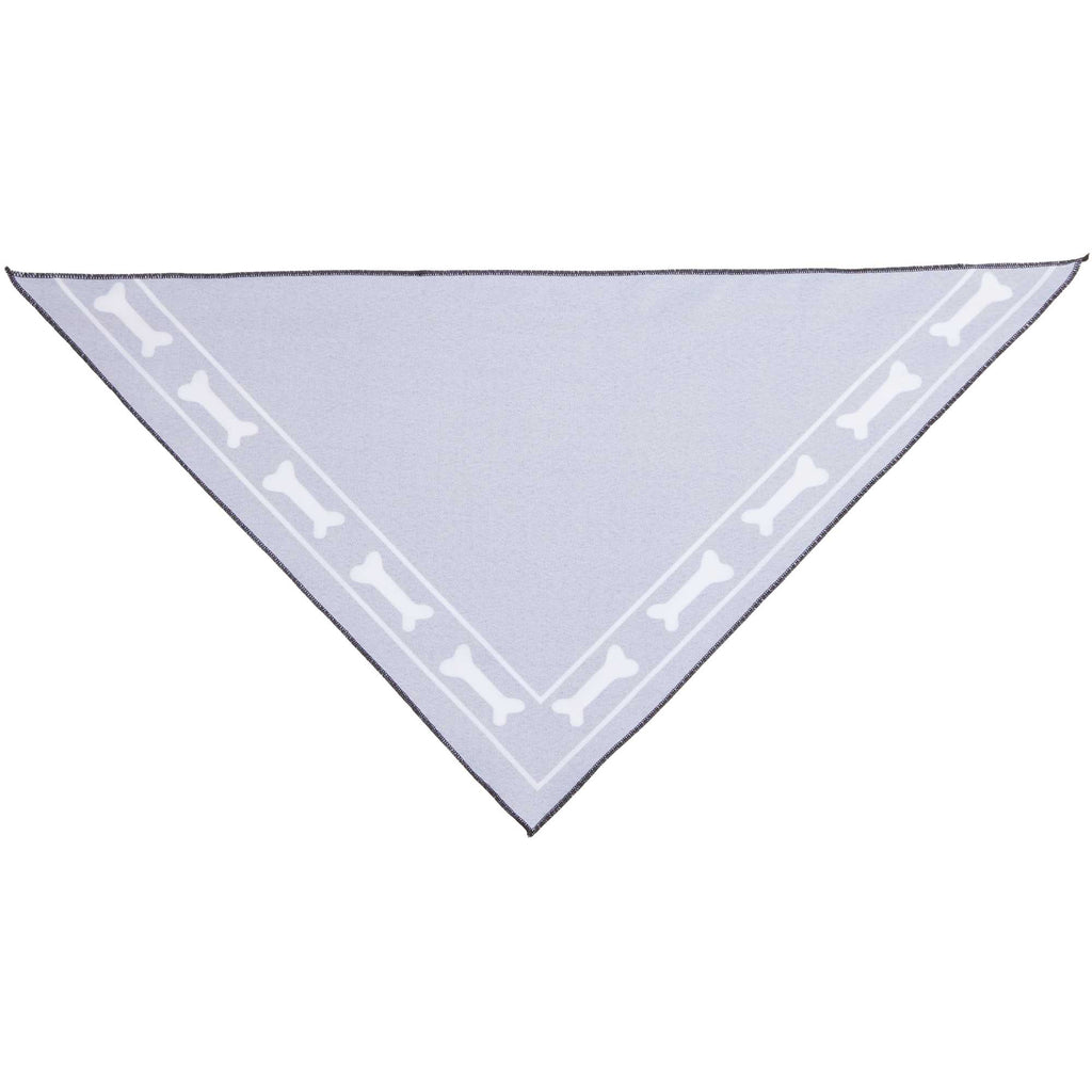 Paws & Claws Pet Bandana in Recycled Polyester Transfer - Black - Back