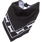 Paws & Claws Pet Bandana in Recycled Polyester Transfer - Black - Left Angle
