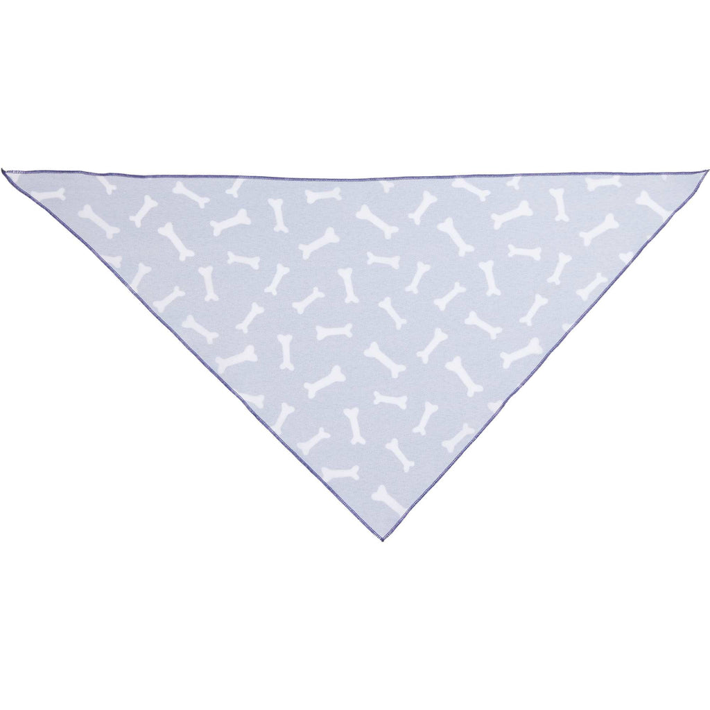Paws & Claws Pet Bandana in Recycled Polyester Transfer - Blue - Back