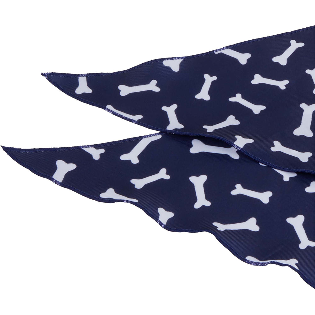 Paws & Claws Pet Bandana in Recycled Polyester Transfer - Blue - Detail 2