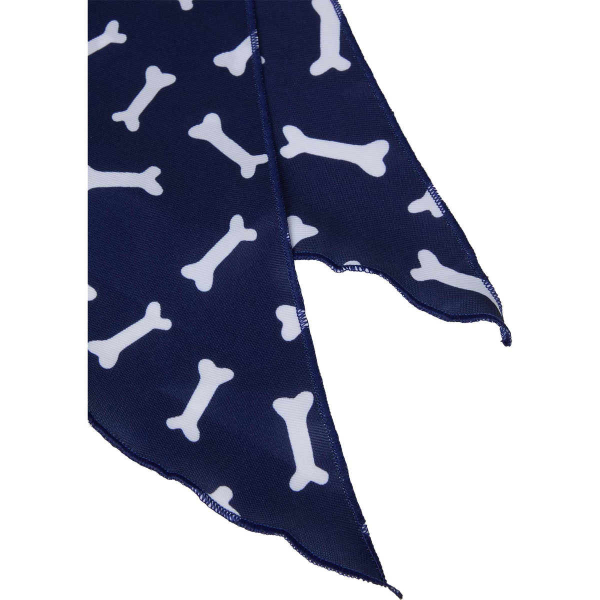 Paws & Claws Pet Bandana in Recycled Polyester Transfer - Blue - Detail Pattern