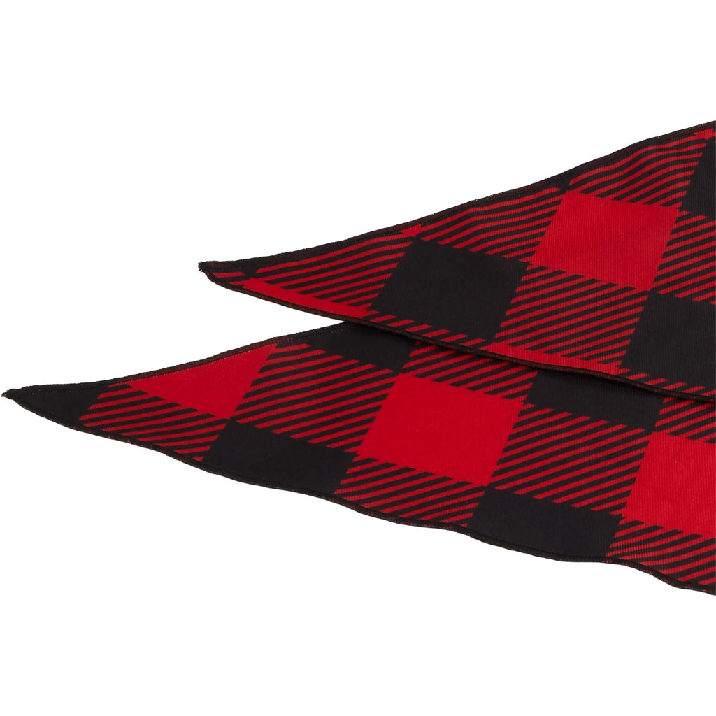 Paws & Claws Pet Bandana in Recycled Polyester Transfer - Red - Detail 2