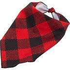 Paws & Claws Pet Bandana in Recycled Polyester Transfer - Red - Left Angle