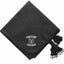 Paws & Claws Pet Car Seat Cover in Recycled Polyester Embroidery - Black - Front