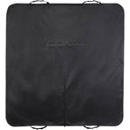 Paws & Claws Pet Car Seat Cover in Recycled Polyester Embroidery - Black - Open