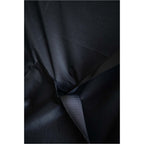 Paws & Claws Pet Car Seat Cover in Recycled Polyester Transfer - Black - Detail Velcro Seatbelt