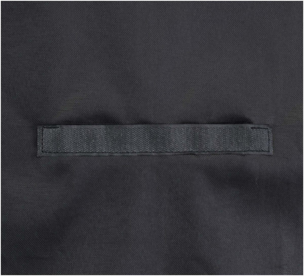 Paws & Claws Pet Car Seat Cover in Recycled Polyester Transfer - Black - Detail