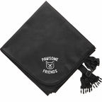 Paws & Claws Pet Car Seat Cover in Recycled Polyester Transfer - Black - Front