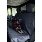 Paws & Claws Pet Car Seat Cover in Recycled Polyester Transfer - Black - Panda