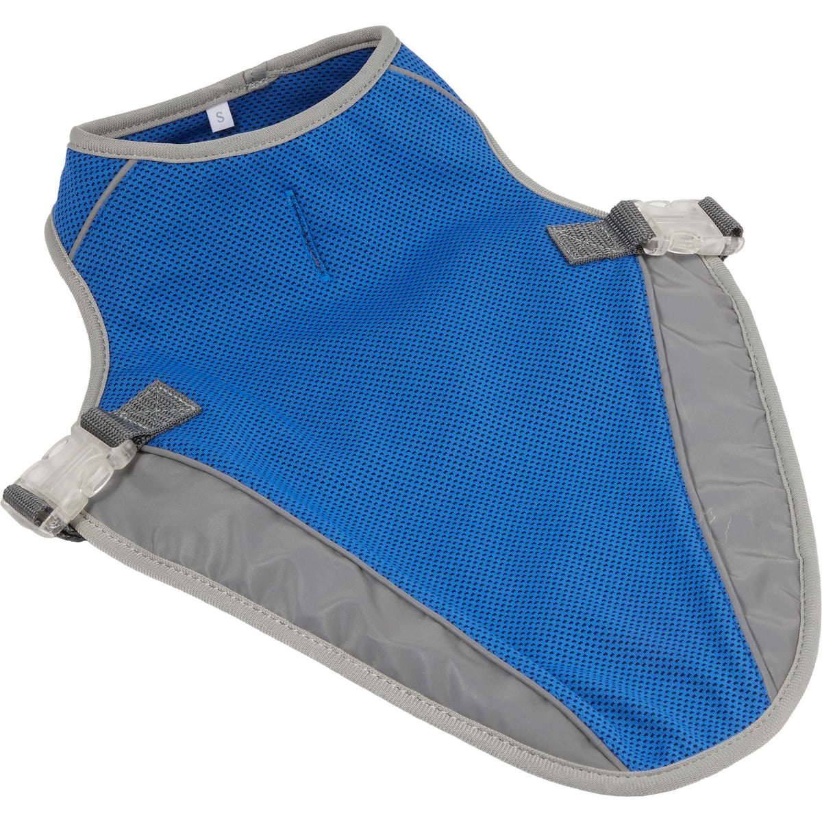 Paws & Claws Reflective Dog Safety Vest, Small Transfer - Blue - Right Angle