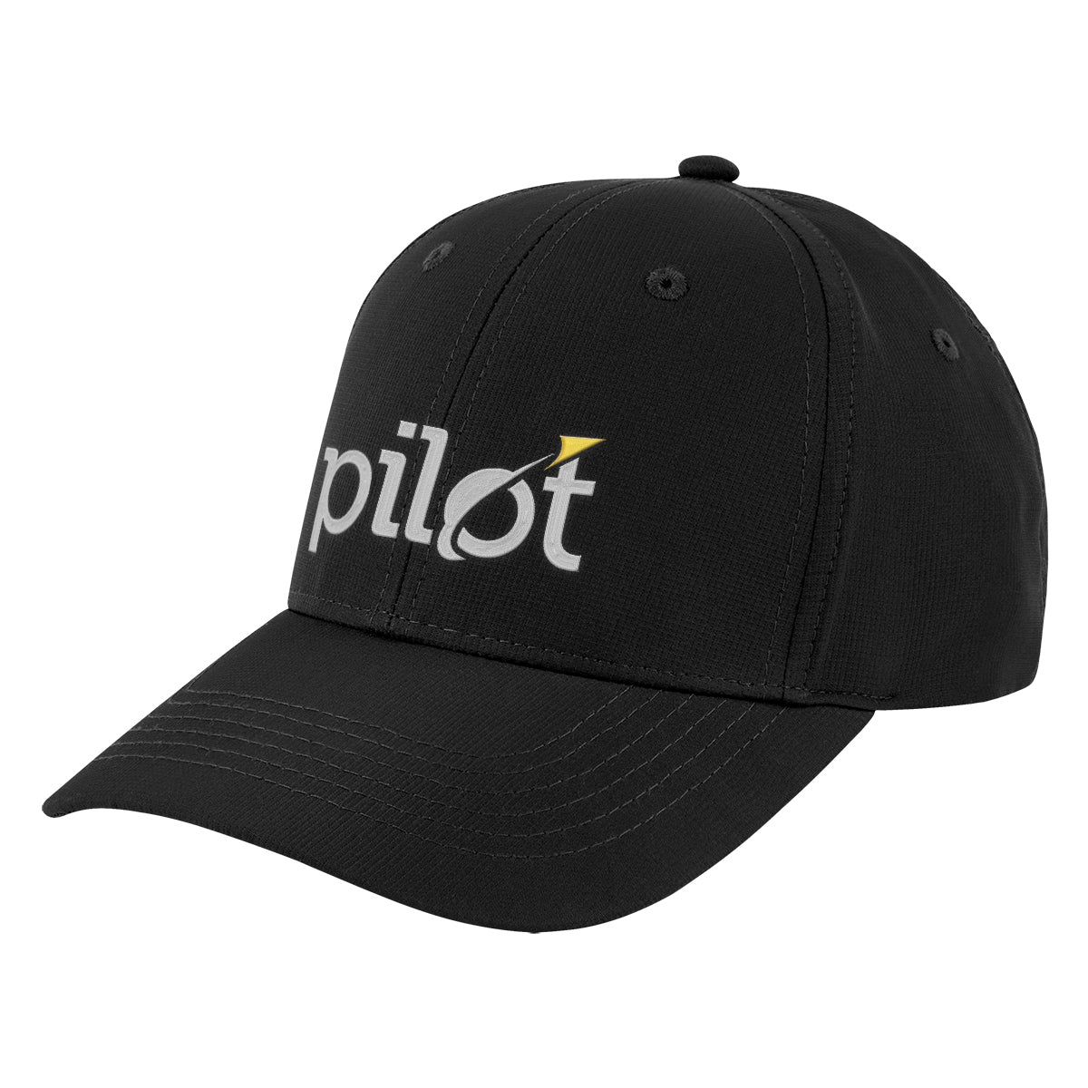 Peak Performance Cap in Recycled PET - Black - Embroidery