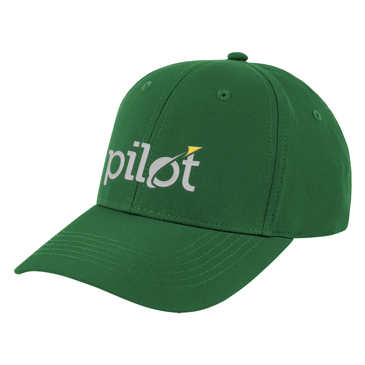 Peak Performance Cap in Recycled PET - Forest Green - Embroidery
