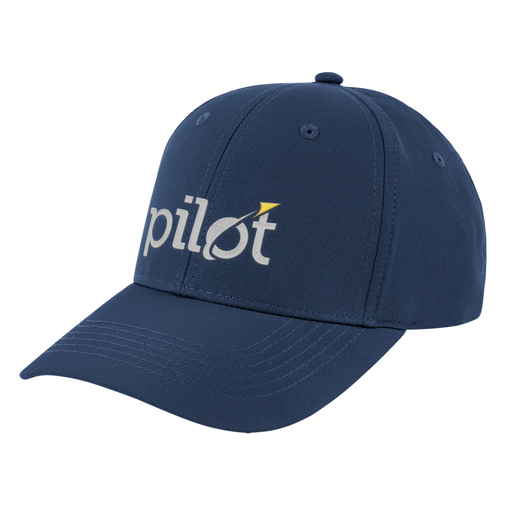 Peak Performance Cap in Recycled PET - Navy - Embroidery