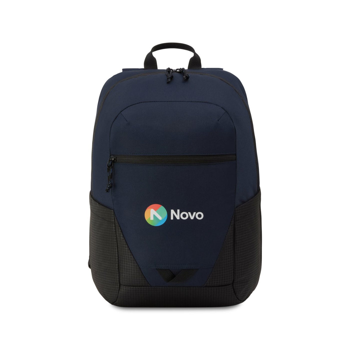 Peak Recycled Laptop Backpack, 16 Inch Transfer - Navy - View 1