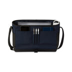 Peak Recycled Laptop Messenger Bag, 16 Inch - Navy - View 2