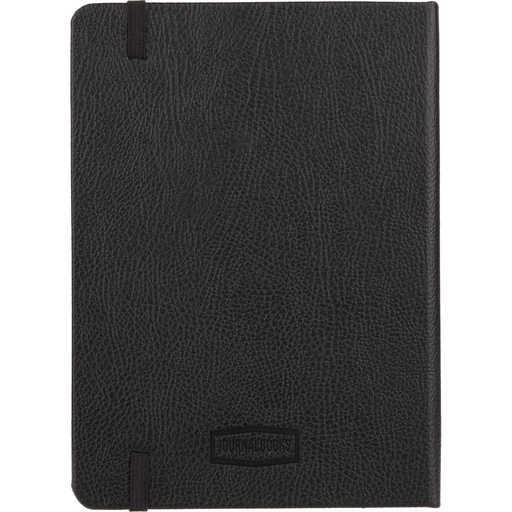 Pebble Texture Recycled Hardcover Journal, 5 x 7 Inches Debossing - Black - Back