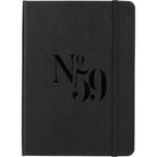 Pebble Texture Recycled Hardcover Journal, 5 x 7 Inches Debossing - Black - Front