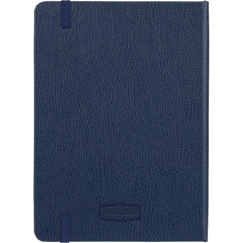Pebble Texture Recycled Hardcover Journal, 5 x 7 Inches Debossing - Navy - Back