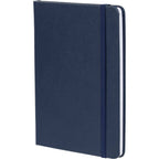 Pebble Texture Recycled Hardcover Journal, 5 x 7 Inches Debossing - Navy - Left Angle