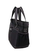 Peekaboo Diaper Bag with Changing Pad Transfer - Black-Turquoise - View 3