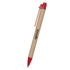 Pen, Eco-Inspired - Red Trim - Pad Print