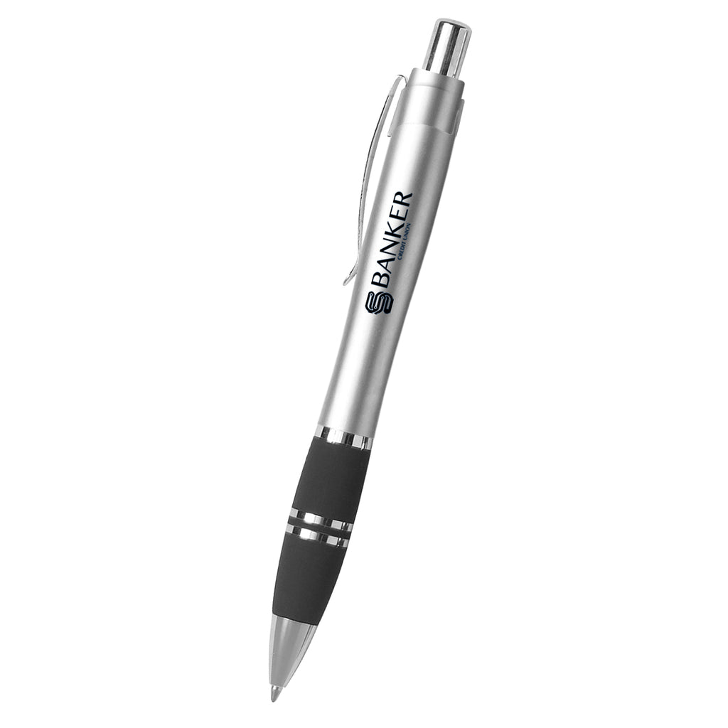Pen, Tri-Band - Silver - Silk Screen