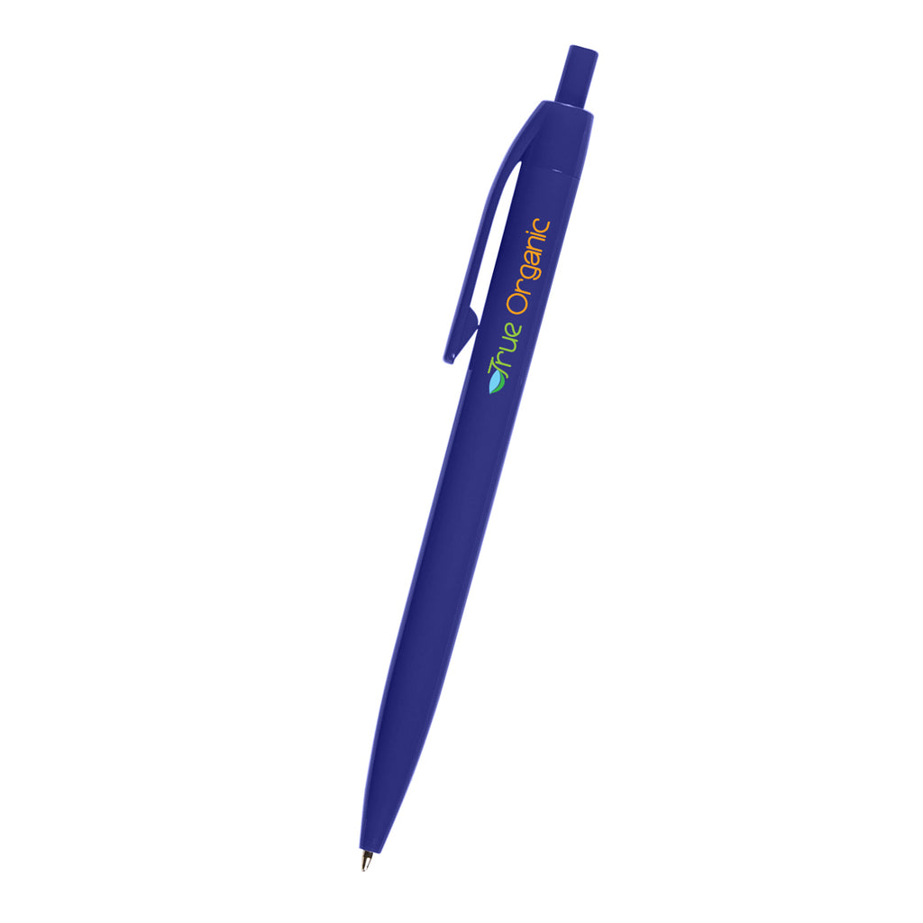 Pen with a Glossy Finish Full Color - Blue - Full Color