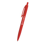 Pen with a Glossy Finish Full Color - Red - Silk Screen