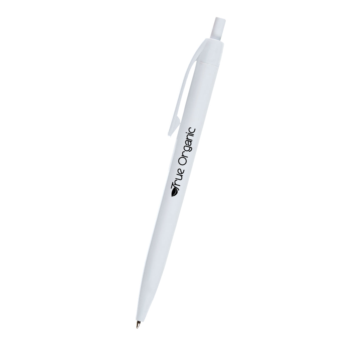 Pen with a Glossy Finish Full Color - White - Silk Screen