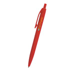 Pen with a Glossy Finish - Red - Full Color