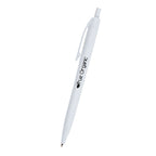 Pen with a Glossy Finish - White - Silk Screen