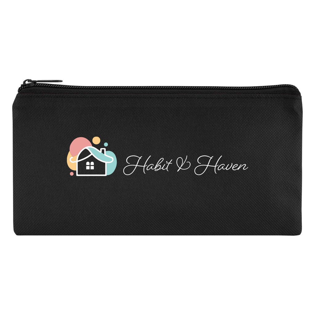 Pencil Pouch, Recycled - Black - Colorbrite