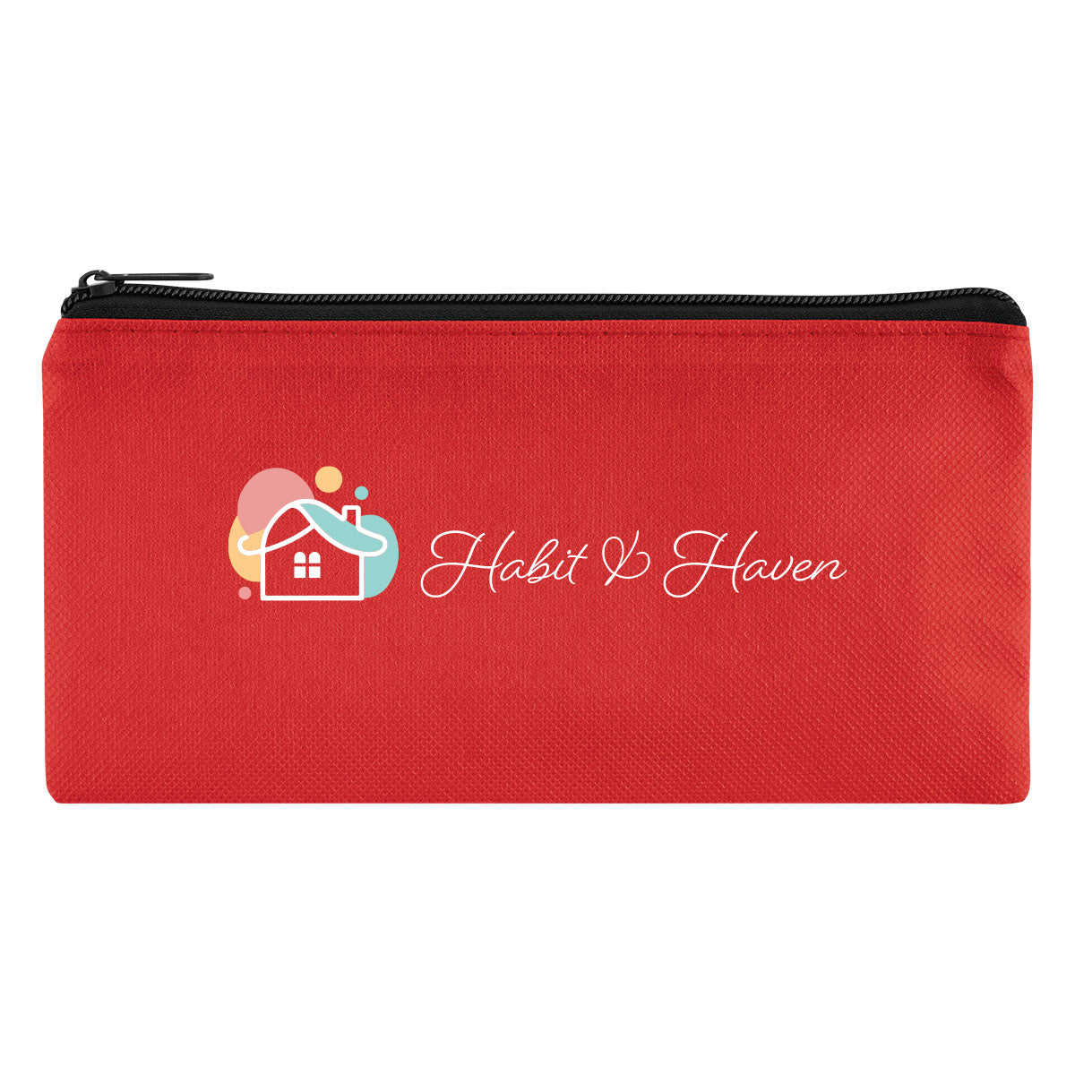 Pencil Pouch, Recycled - Red - Colorbrite