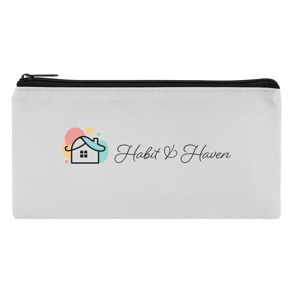 Pencil Pouch, Recycled - White - Colorbrite