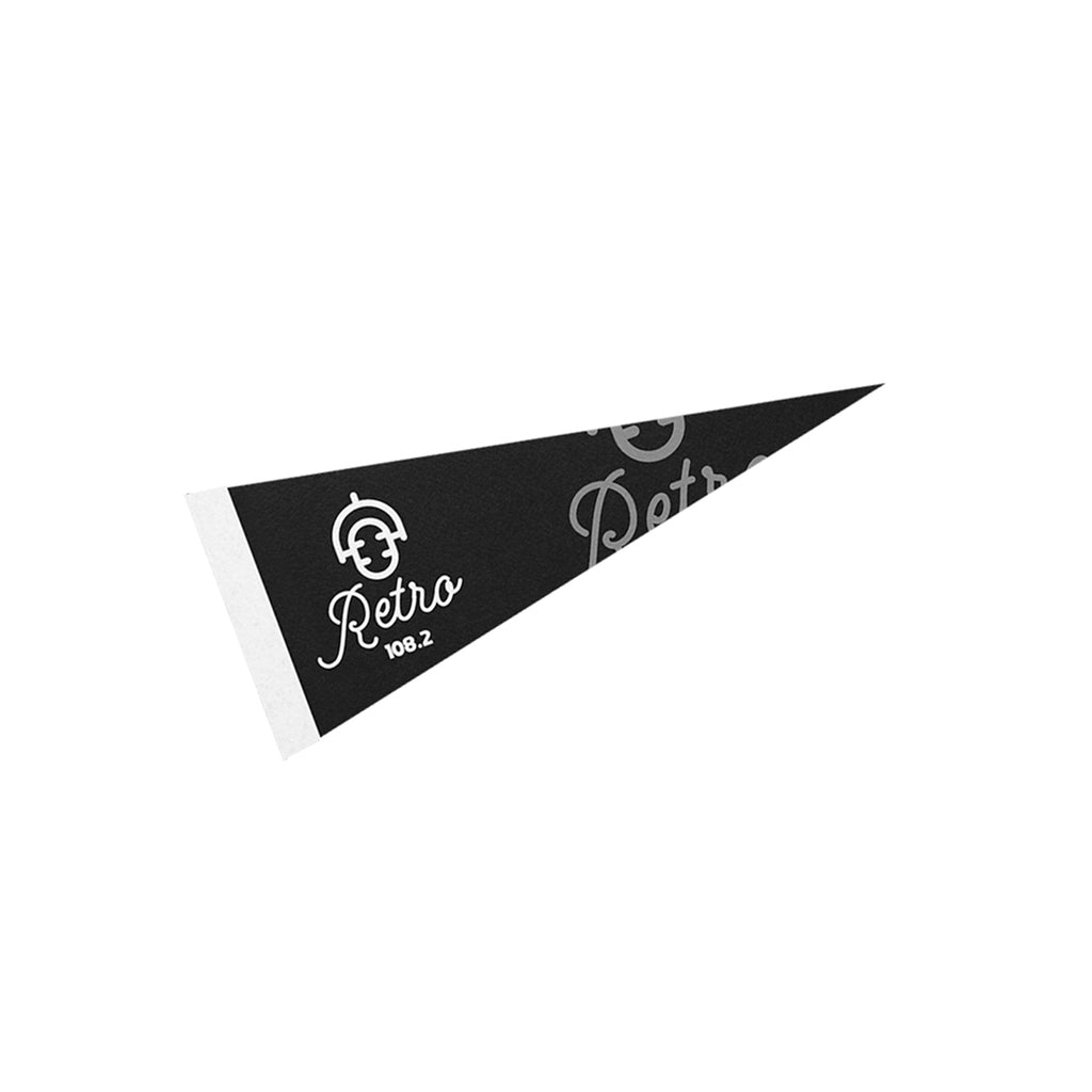 Pennant, 12 x 30 Inches - White - Full Color