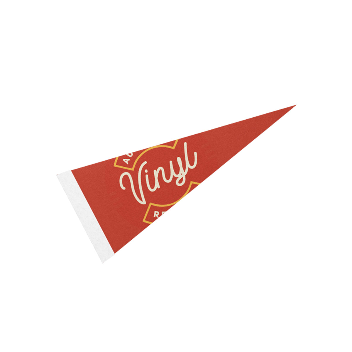 Pennant, 8 x 18 Inches - White - Full Color