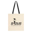 Penny Wise Cotton Canvas Tote Bag, 4 oz - Natural with Black - Silk Screen